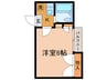 日吉第一ＱＳﾊｲﾑ 1Kの間取り