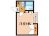 日吉第一ＱＳﾊｲﾑ 1Kの間取り