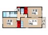 クレ－ルシャンブルＡ 2LDKの間取り