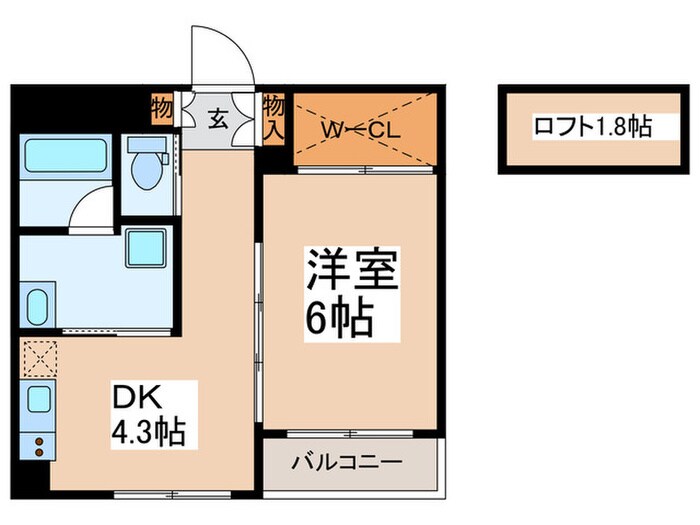 間取り図 クレール東松原