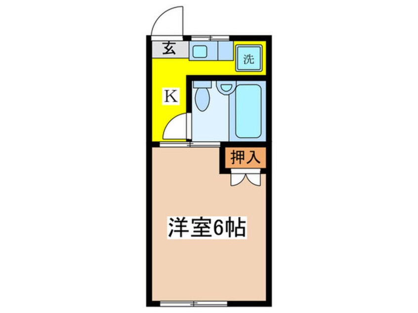 間取図 ドミ－ル栄