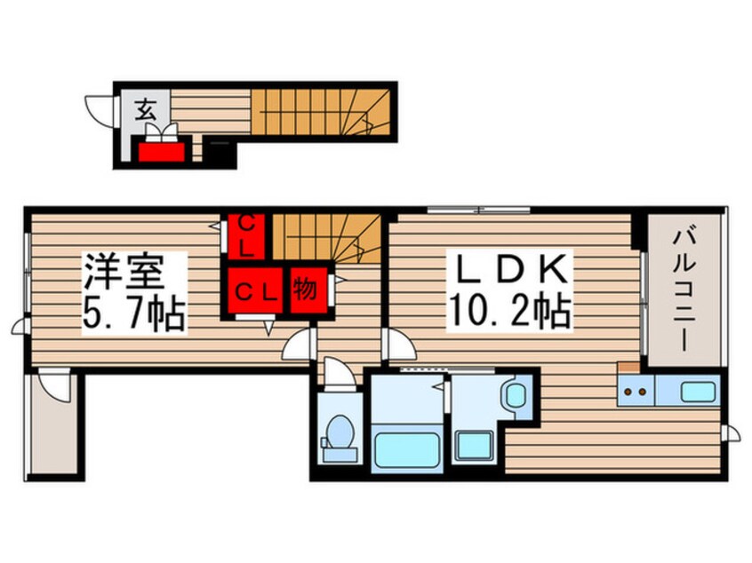 間取図 カーサプリート