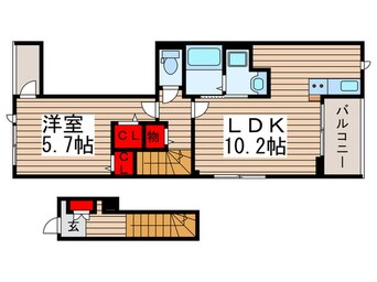 間取図 カーサプリート