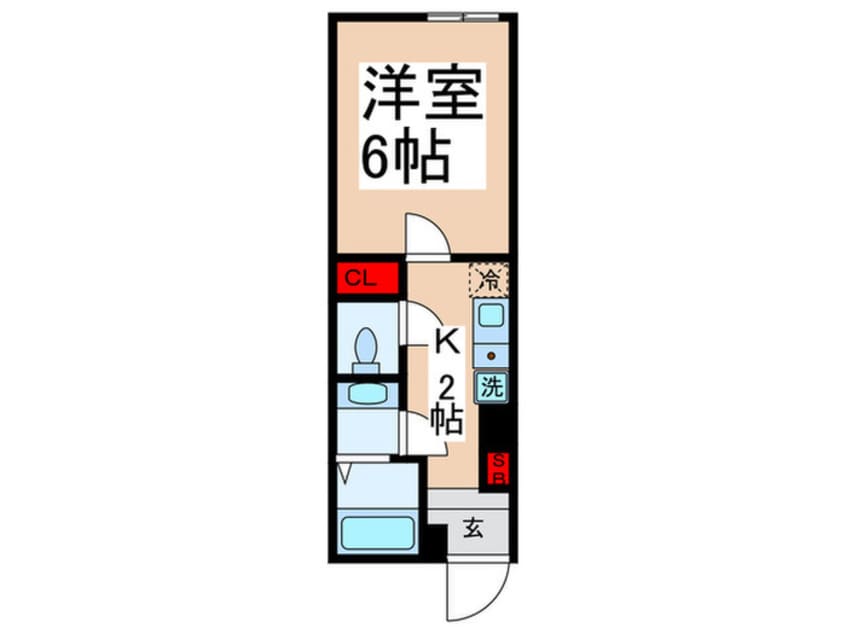 間取図 LUFT　ASAGAYA