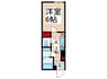 LUFT　ASAGAYA 1Kの間取り