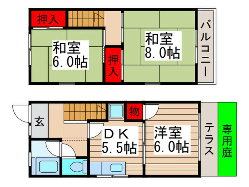 間取図 早川ハウス２号棟