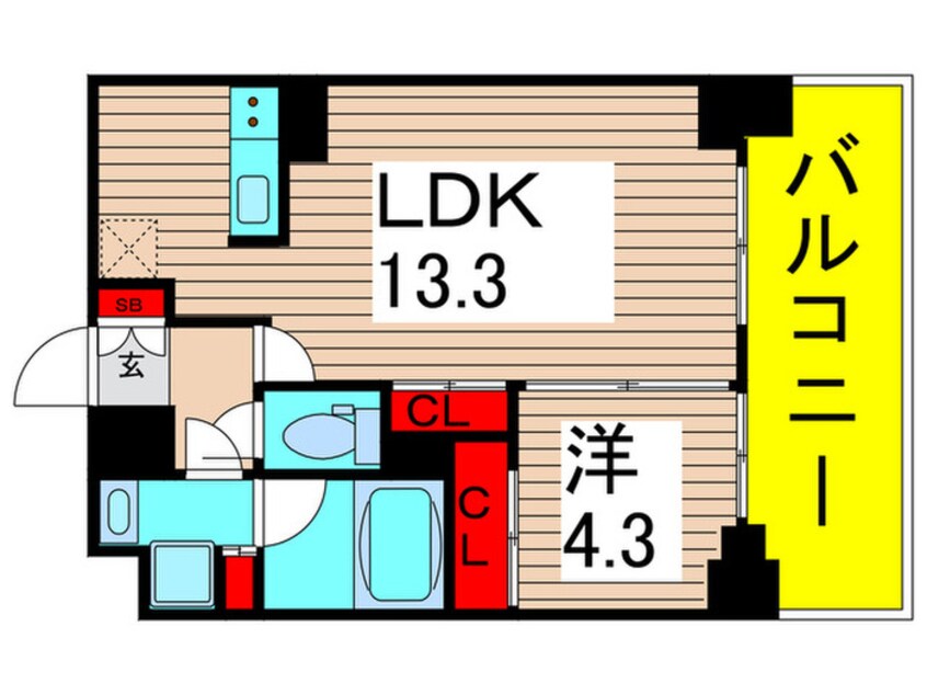 間取図 ORSUS UMEJIMA