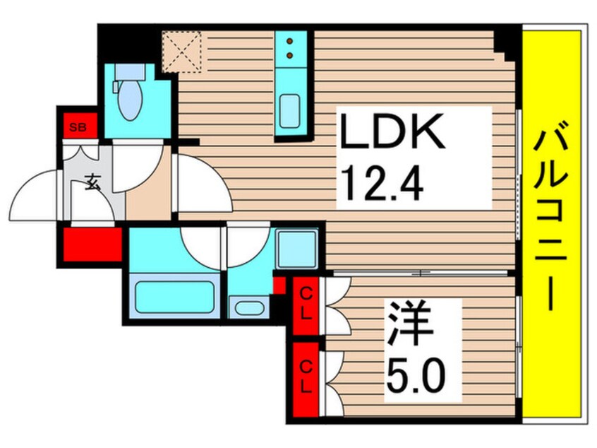 間取図 ORSUS UMEJIMA
