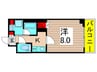 ORSUS UMEJIMA 1Kの間取り