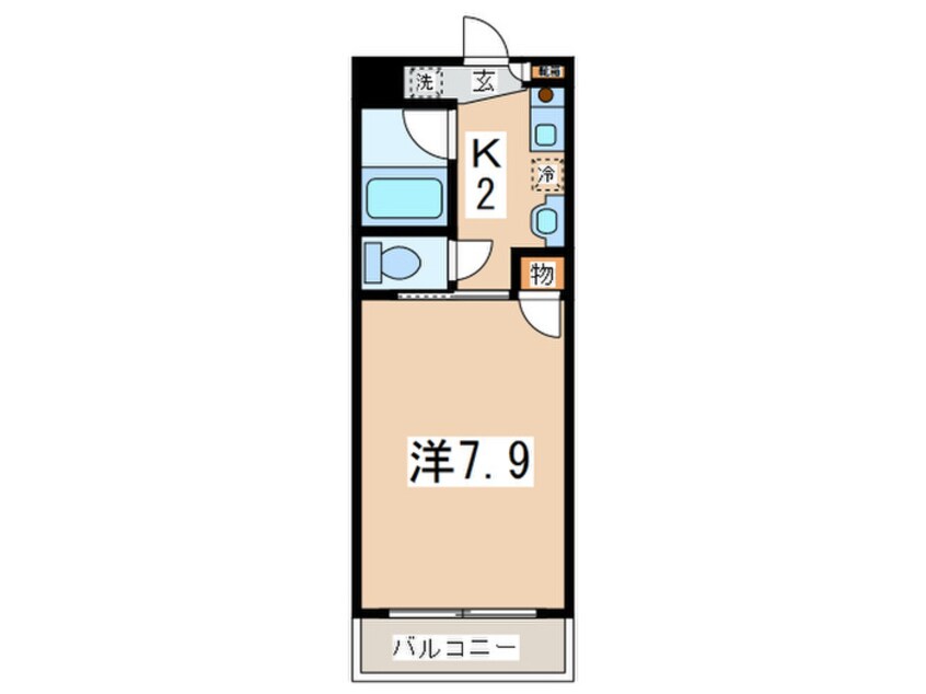 間取図 ハイツＦＫ相模大野