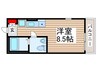 ピカード三郷 1Rの間取り