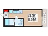 ピカード三郷 1Rの間取り