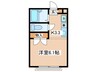 エステ－ト南野 1Kの間取り