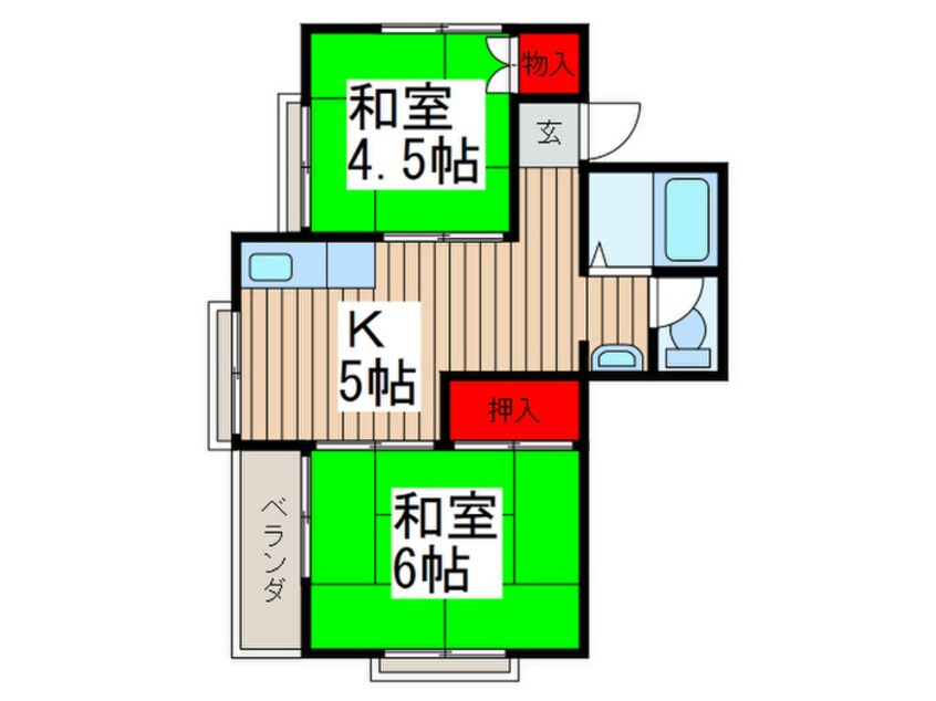 間取図 パルハウス東新井