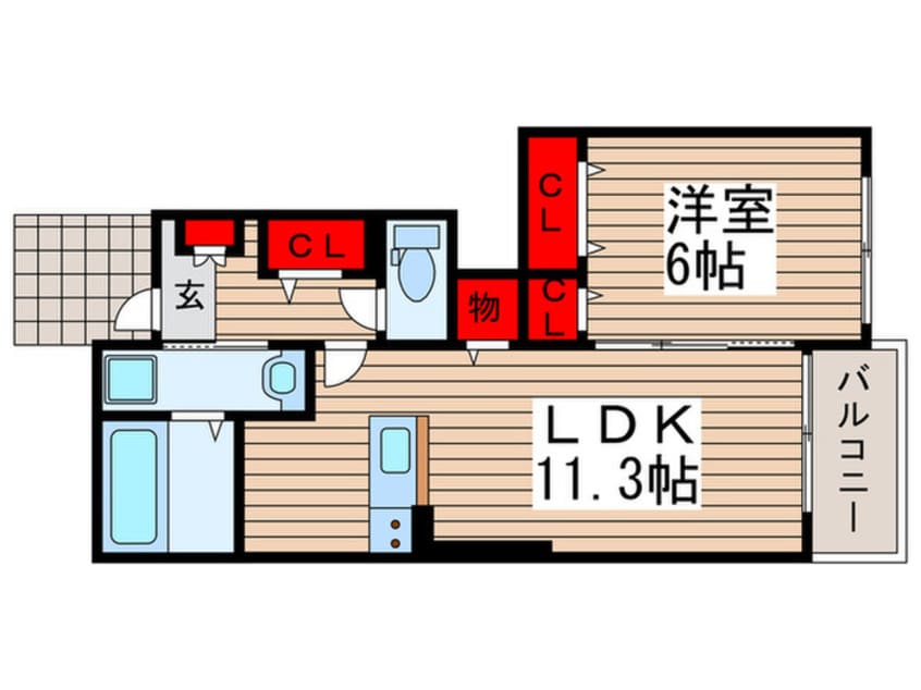 間取図 ガーデン　パレス