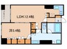 ヒルズ本駒込山の手台 1LDKの間取り