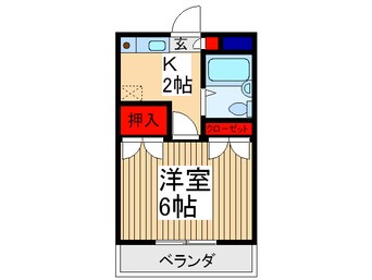 間取図 メゾンルミエ－ル