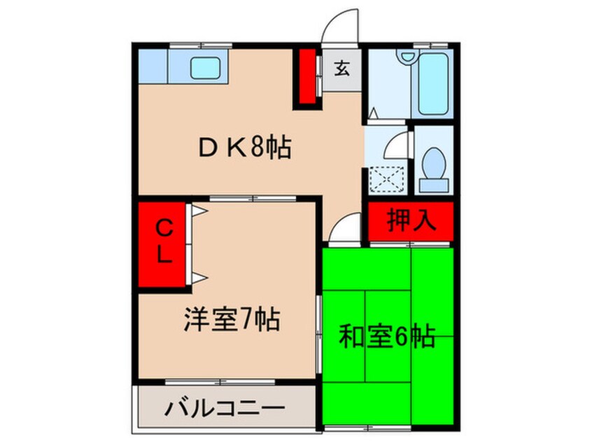 間取図 メゾンタケイ