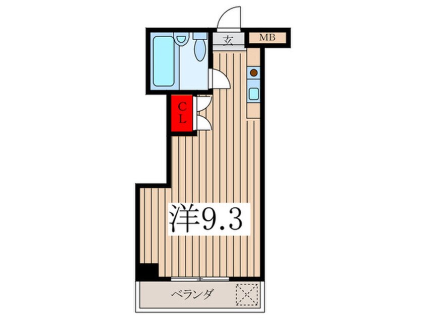 間取図 ｱｳﾛﾗﾏﾝｼｮﾝ