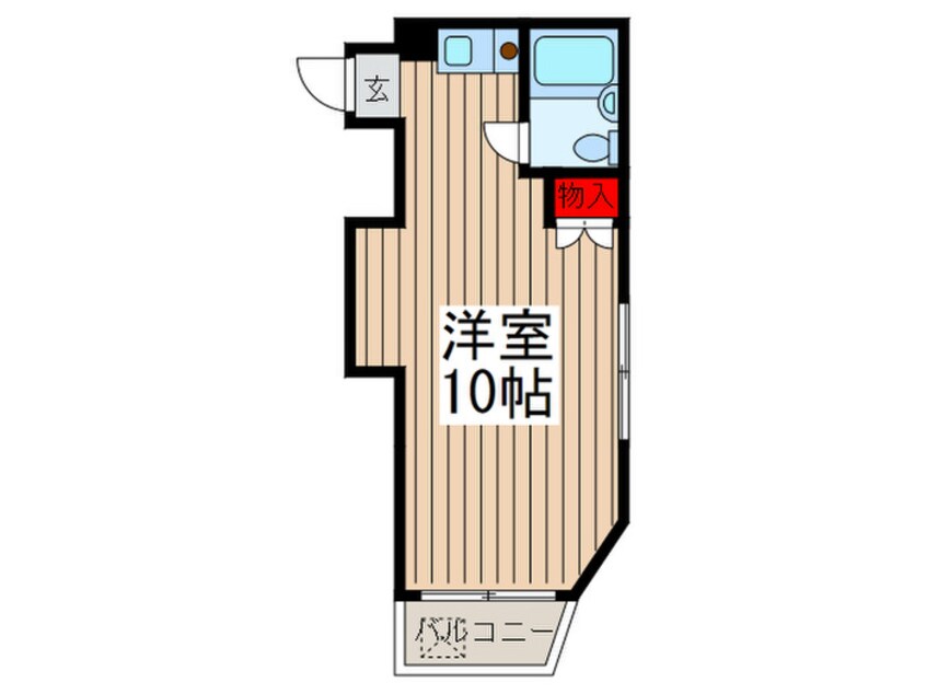 間取図 ｱｳﾛﾗﾏﾝｼｮﾝ