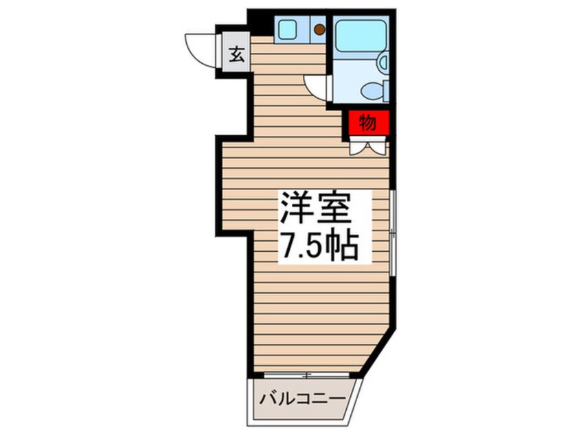 間取図 ｱｳﾛﾗﾏﾝｼｮﾝ