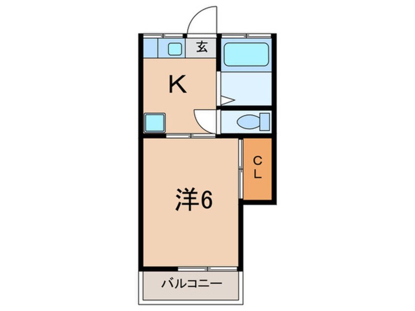 間取図 三ツ沢ハイツ
