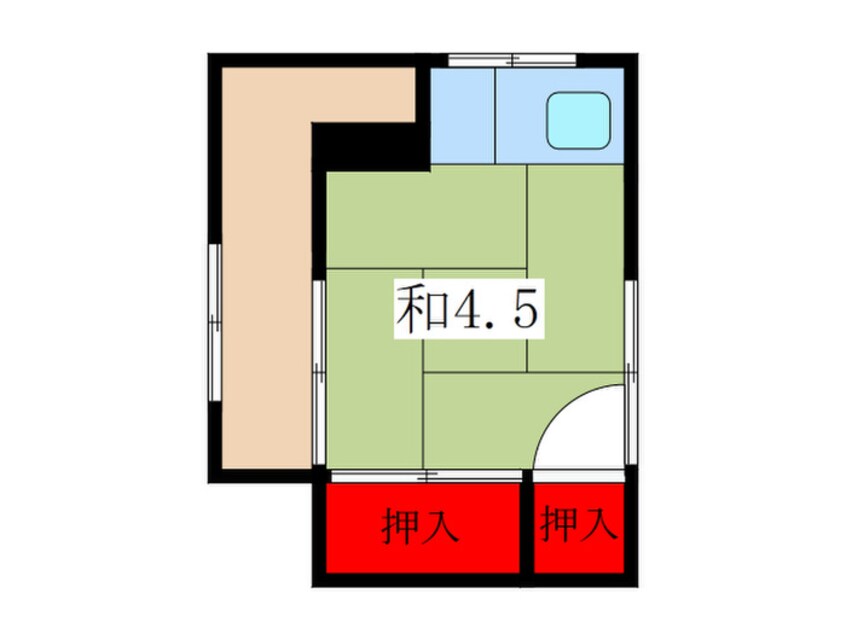 間取図 上地荘Ａ棟