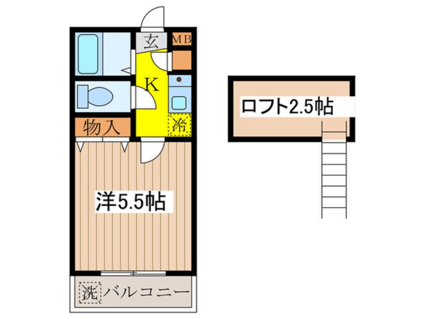 間取図 Ｋフレール