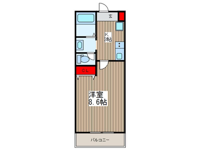 間取り図 キャメル浦和美園Ⅳ