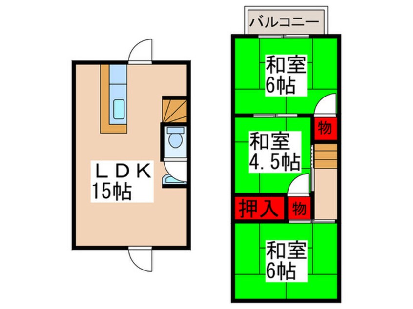 間取図 野田市野田店舗