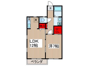 間取図 チェリ－アヴェニュ－カノ－