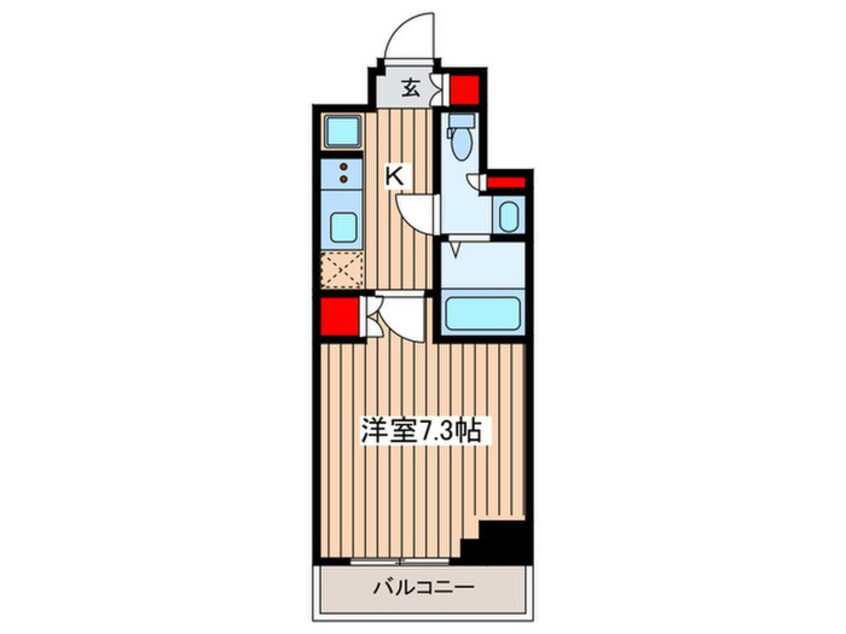 間取図 ドゥーエ日暮里