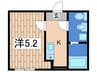 ウィステリアパルク西横浜 1Kの間取り