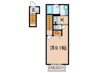 間取図 カ－サコリ－ナ