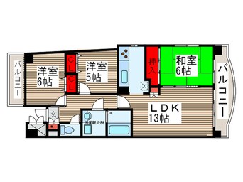 間取図 ＵＲＢＡＮ　ＰＡＲＫ柏