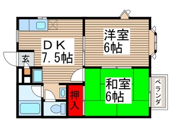 間取図 エスポワール我孫子Ａ棟