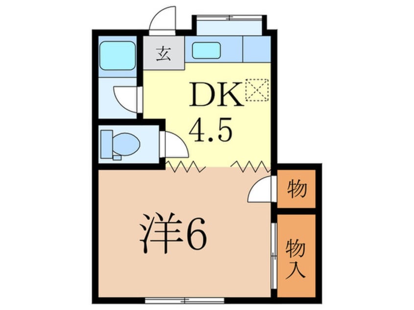 間取図 ハイツサンロック