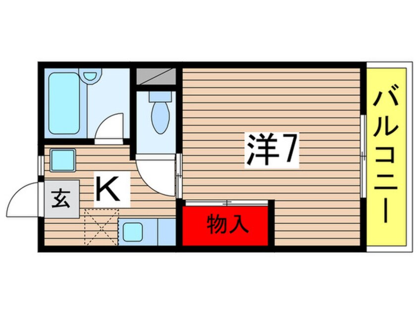 間取図 メゾンルミエ－ル