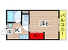 メゾンルミエ－ル 1Kの間取り