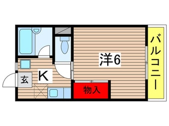 間取図 メゾンルミエ－ル