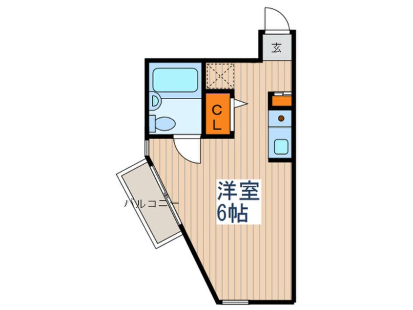 間取図 サニーハイツ方南町