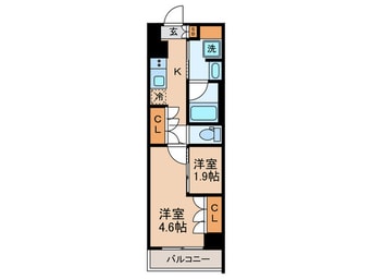 間取図 セジョリ池袋本町（１０１）