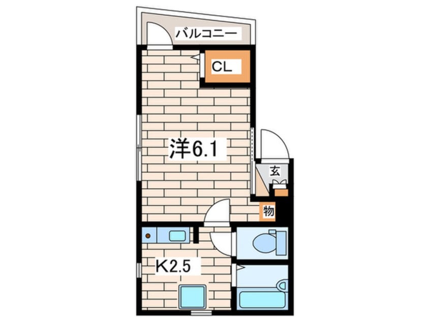 間取図 ﾘｰｳﾞｪﾙﾎﾟｰﾄ横浜南太田
