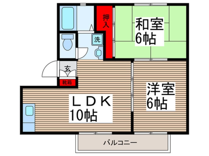 間取図 サニーエステート