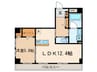 Ｒｅｓｉｄｅｎｃｅ・Ｍ　溝ノ口 1LDKの間取り