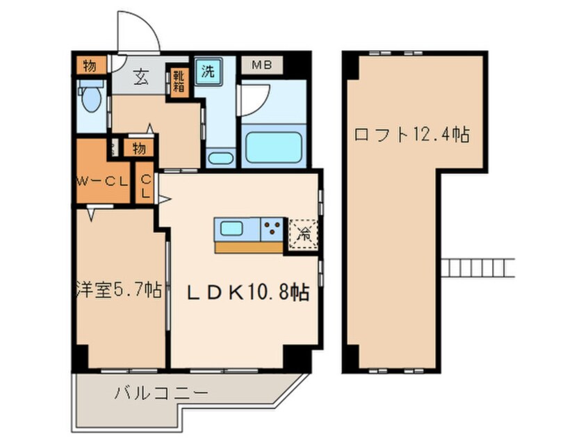 間取図 Ｒｅｓｉｄｅｎｃｅ・Ｍ　溝ノ口