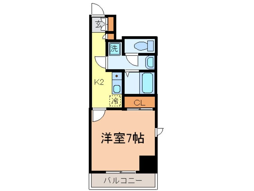 間取図 ラ・ム－ミ戸越公園