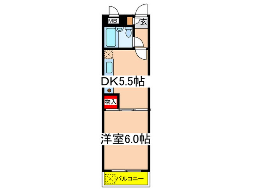 間取図 パルシェフジ
