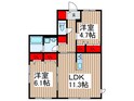 仮）フォワードの間取図
