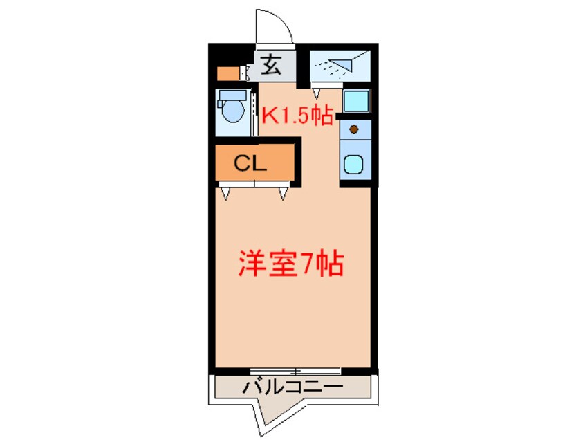 間取図 クリオネコ－ト新城